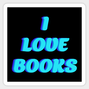 I love books Sticker